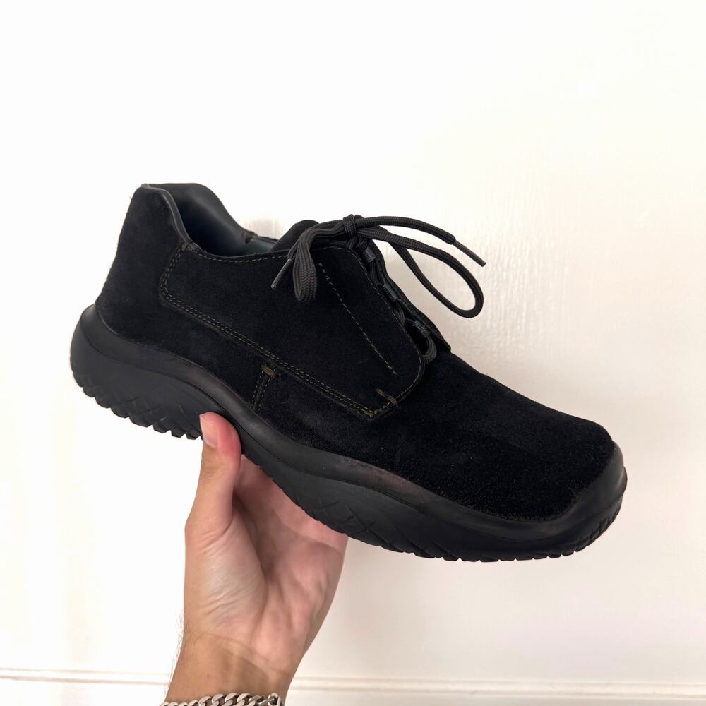 PRADA Suede Vibram Sole Oversized Sneakers Shoes Size 11